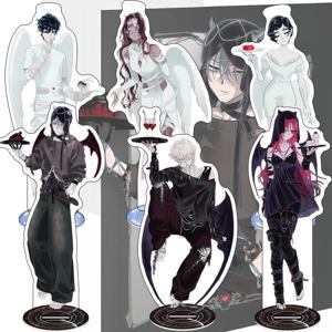 애니메이션 음악 ALIEN STAGE 15cm 아크릴 피규어 미지 루카 이반 현아 틸 수아 스탠딩 모델 데스크탑 장식 팬 키체인 선물