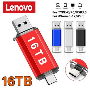 16TB 2-in-1 OTG USB 플래시 드라이브 3.0, Type C, 8TB, 2TB, 아이폰, 삼성, 화웨이, 샤오미, 안드로이드, 노트북용 메모리 스틱