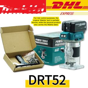 마키타 DRT52Z 18V 브러시리스 목공 라우터 30000RPM 6mm 1/4인치 콜릿 무선 엣지 트리머 목공 캐비닛 DIY용 (본체만)