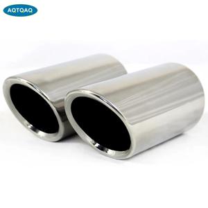 새로운 Sagitar New Lavida, New Bora Golf Tiguan Scirocco 1.4T 특수 TailPipes 용 스테인레스 스틸 자동차 배기 머플러 테일 파이프