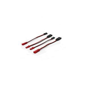 RC 모델용 배터리 충전기 커넥터, JST 암수-JR 암수 변환, 20awg 100mm 연결 어댑터 포함, 5 개
