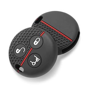 메르세데스 벤츠 스마트 Fortwo 450 Forfour 로드스터 시티 바디 커버 보호용 실리콘 자동차 키 케이스 홀더