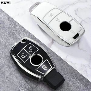 뜨거운 TPU 자동차 키 케이스 커버 셸 Fob 메르세데스 벤츠 A C E S 클래스 W204 W205 W212 W213 W176 GLC CLA AMG W177 자동차 액세서리