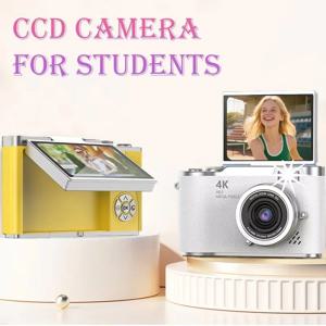 4K 디지털 카메라 48MP 사진 카메라 비디오 캠코더(8배 줌 카메라 포함) 어린이 성인 초보자를 위한 2.4인치 스크린 캠코더