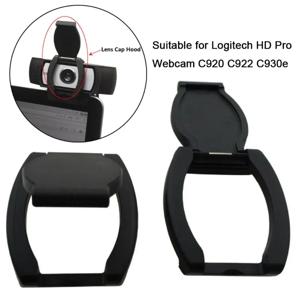 Logitech HD Pro 웹캠 C920 C922 C930e 용 1PC 개인 정보 보호 셔터 렌즈 캡 후드 보호 커버는 렌즈 쉘 액세서리를 보호합니다