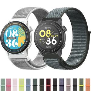 COROS PACE Pro/3/APEX 4용 20mm 22mm 나일론 루프 스트랩 42mm Suunto Vertical 2/Race S/2/Run/Ocean/9 Peak용 통기성 팔찌