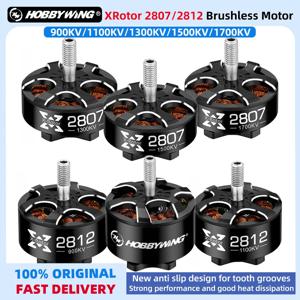 HOBBYWING Xrotor 2807/2812 900/1100/1300KV 4-6S 1500KV 4-5S / 1700KV 3-4S FPV 레이싱 드론용 블랙 브러시리스 모터