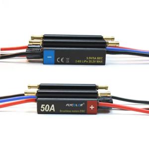 FlyColor 30A 50A 70A 90A 120A RC 보트 ESC 방수 2-6S 리포 브러시리스 속도 컨트롤러 (프로그램 카드 포함) RC 보트 모터용