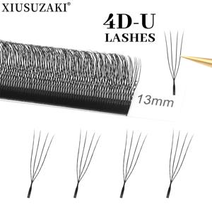 XIUSUZAKI U자형 YY 3D 4D 5D 속눈썹 연장 신형 U 래쉬 익스텐션 밍크 프리메이드 볼륨 팬 개별 인조 속눈썹