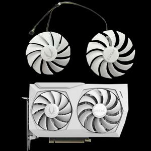 88MM/100MM RTX 3060 AMP 화이트 GPU 팬 Zotac RTX 3060 Ti RTX 3060 AMP 화이트 RTX 3070 Twin Edge 비디오 카드 쿨링 팬