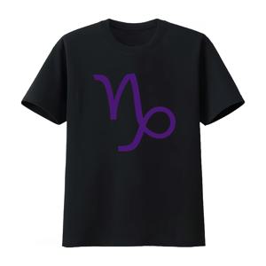 Gamzee Makara Capricorn 보라색 기호 인쇄 편안한 T 셔츠 저지 빈티지 캐주얼 남성 의류 여성 2026 여름 T 셔츠