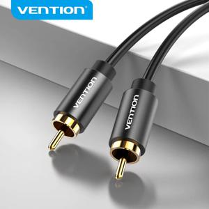 Vention RCA-RCA 오디오 케이블 남성-TV 박스 증폭기 용 동축 케이블 스테레오 HiFi 5.1 SPDIF 비디오 Aux 케이블 1m 2m