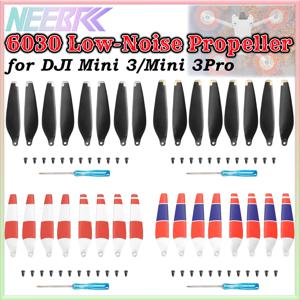 DJI Mini 3/Mini3 Pro용 8PCS 6030 프로펠러 저소음 드론 경량 윙 팬 예비 부품 퀵 릴리스 RC 드론 액세서리