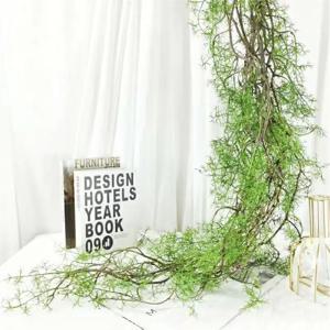 1PCS140cm 인조 식물 블랙 본 망고 걸이형 덩굴식물 가정 정원 장식 웨딩 파티 DIY 시뮬레이션 식물 그린 아이비