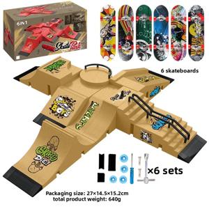 토이스프로페셔널 핑거 스케이트보드 DIY 스케이트보드 파크 램프 액세서리 테크놀로지 데크 장면 장소 조합 장난감 작은 선물