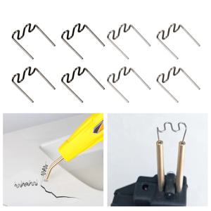 500개입, 0.6/0.8mm 용접/납땜 도구, 고온 스테이플러, 자동차 범퍼용 플라스틱 용접기, 자동차 수리 키트, 고온 스테이플러