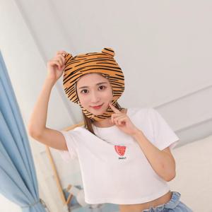 1개입, 호랑이 무늬 모자, 세련되고 정교한 동물 머리 장식, 축제, 파티, 역할극, 사진 촬영, 코스프레, 카니발에 적합