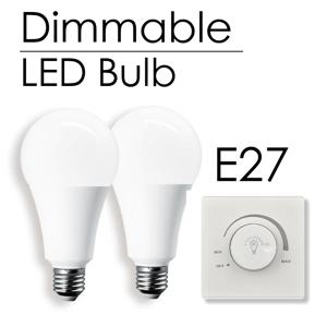 4~20팩 A80 A60 E27 디밍 가능 LED 전구 AC220-240V, 10W-20W 에너지 절약 밝기 조절 0-100% 입구 현관용 전구