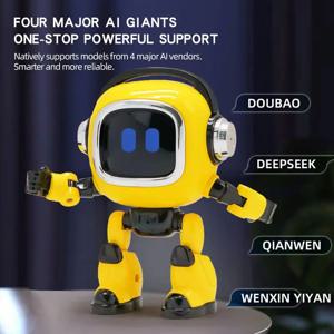 AI 기반의 지능형 교육용 로봇 장난감, 다국어 음성 채팅 기능, 상호 작용 기능, 내장 학습 시스템, 휴대용 스마트 동반자