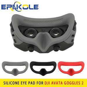 DJI AVATA 고글용 실리콘 아이 패드 2 페이스 쿠션 커버 DJI 아바타 콤보 액세서리용 땀 방지 세척 가능 폼 패딩