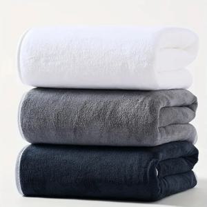 3Pcs 산호 벨벳 목욕 타월 70X140cm 대형 부드럽고 흡수성이 뛰어난 빠른 건조 타월 체육관 홈 일상 샤워에 적합