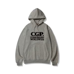 (코드그라피)(대전신세계)코드그라피 CGP 스퀘어 로고 후디 (CBEBUTH0200)