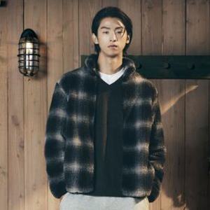 탑텐 공용 플러피플리스 하이넥 집업 MSG4TC3412