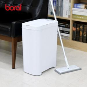 리퍼상품 보랄 더 데일리 자동센서 진공쓰레기통 1.5L 자동흡입 머리카락 미용실