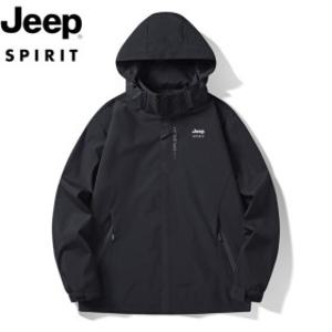 지프 JEEP SPIRIT 남녀공용 바람막이 봄가을 신상 야상 카고 점퍼 바람막이 방수 스포츠 등산 점퍼