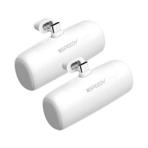 1+1 스피디 도킹형 일체형 보조배터리 5000mAh C타입 8핀