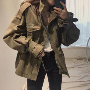 무료배송 빈티지 하프 벌룬 야상
