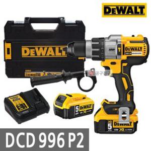 디월트 DCD996P2 충전 햄머드릴 18V 5.0Ah BL G2 프리미엄 함마 해머 세트