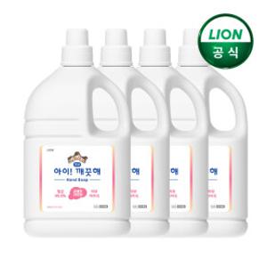 아이깨끗해  핸드워시 4.5L 대용량 리필 레몬향 4개