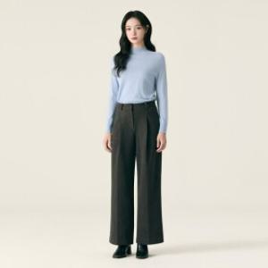 스타필드 고양 로엠 헤비기모 원턱 와이드 슬랙스_RMTWG11R11  헤비기모 원턱 와이드 슬랙스