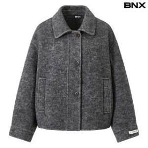 핸드메이드 카라 울 블렌드 하프 코트 (BX4CT002L0)