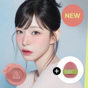 쓰리씨이 리뉴얼3CE페이스 블러쉬 (증)코튼 캔디 핑거 퍼프