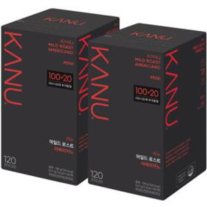 기타브랜드 동서 맥심 카누 마일드 미니 120T X 2개