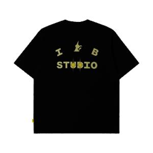 100% 정품 보장 아이앱 스튜디오 x 포켓몬 따라큐 티셔츠 블랙 옐로우 IAB Studio x Pokemon Mimikyu T-Shi