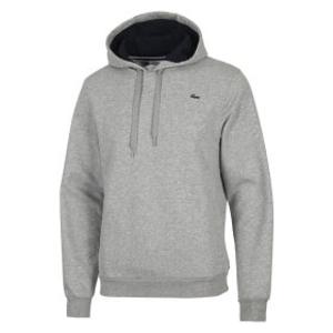 라코스테 레귤러핏 플리츠 기모 후드 SH2128 GREY