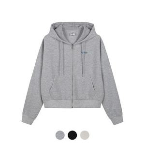 [폴햄] 여성 PH 더블니트 크롭 후드 집업_PHE4TC2200