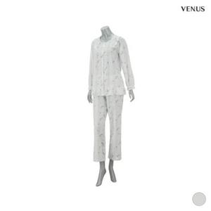 [출고가 148000원][비너스] 면도비 꽃나염 여성 파자마(SVPA4503W)