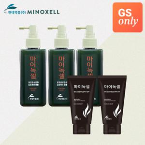 [GS단독/집중케어]현대약품 마이녹셀 인텐시브 스칼프 앰플 200ml 3개+인텐시브샴푸100ml2개(정가 260,000원)