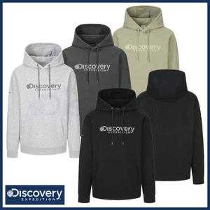 [백화점]디스커버리 25FW 가을 이월/할인 남성/여성/공용 빅로고 로건 세미오버핏 폴리소재 후드티/캐주얼티셔츠/체온유지/기능성 DXMIA DXHD31054