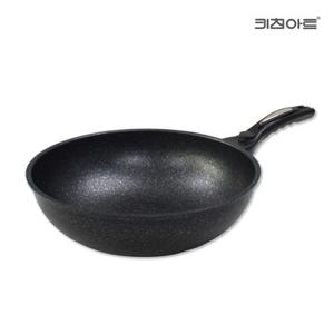 키친아트 첼로 주물 마블코팅 웍 궁중팬 28cm