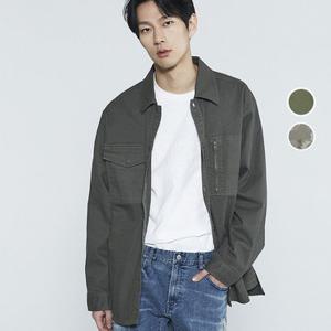 [백화점][버커루]남성 코튼 스판 루즈핏 셔츠 자켓 B235SH320P