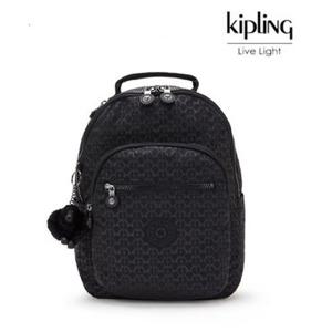 [백화점][키플링]키플링 데일리 스몰백팩 서울 S 시그니처 엠보 KPABA33 SIEB