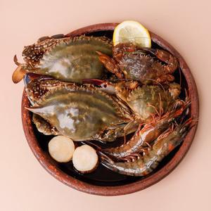 간장게장 프리미엄 모듬장2.5kg (암꽃게2미,돌게2미,블래타이거새우2미,가리비관자2미)