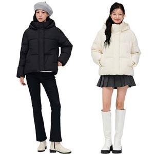 [체이스컬트] 여성 후드 무지 숏패딩 3컬러