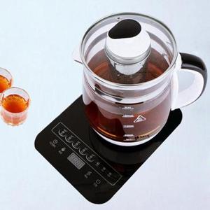 키친아트 대용량 유리티포트 1.8L 전기포트 타이머