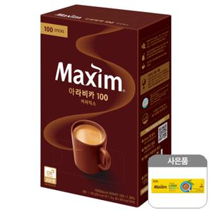 맥심 아라비카 커피믹스 100T+사은품랜덤(ID당1개)